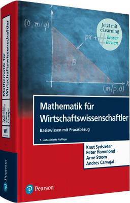 Cover Knut Sydsaeter et al., Mathematik für Wirtschaftswissenschaftler