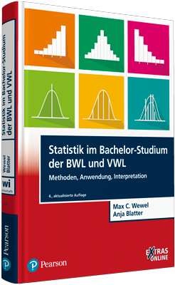 Cover Max C. Wewel, Anja Blatter: Statistik im Bachelor-Studium der BWL und VWL