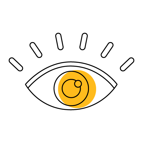 Pictogram offenes Auge